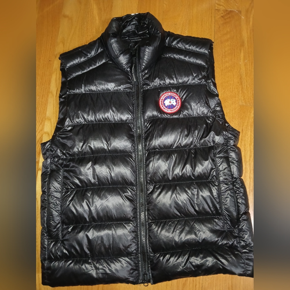 Canada Goose Shiny Black Puffer Vest